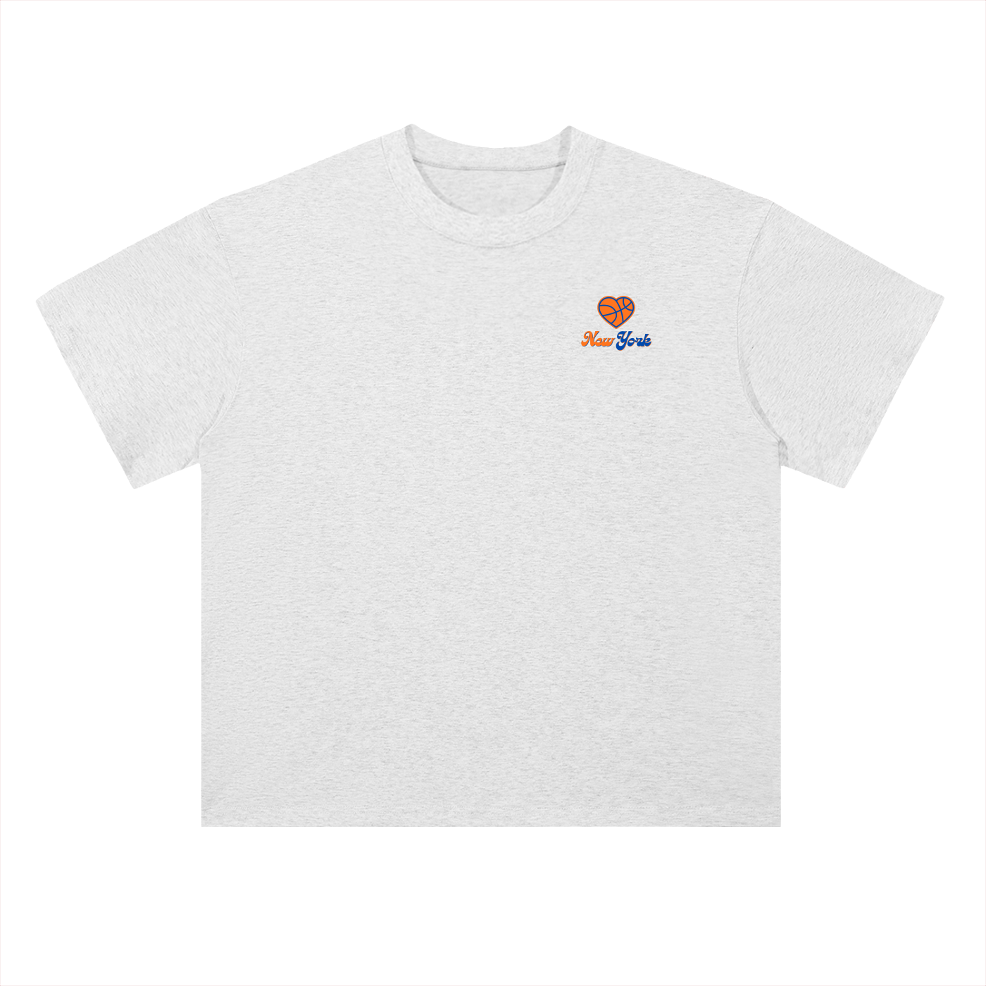 Knicks Heart Unisex Heavyweight Drop Shoulder T-Shirt