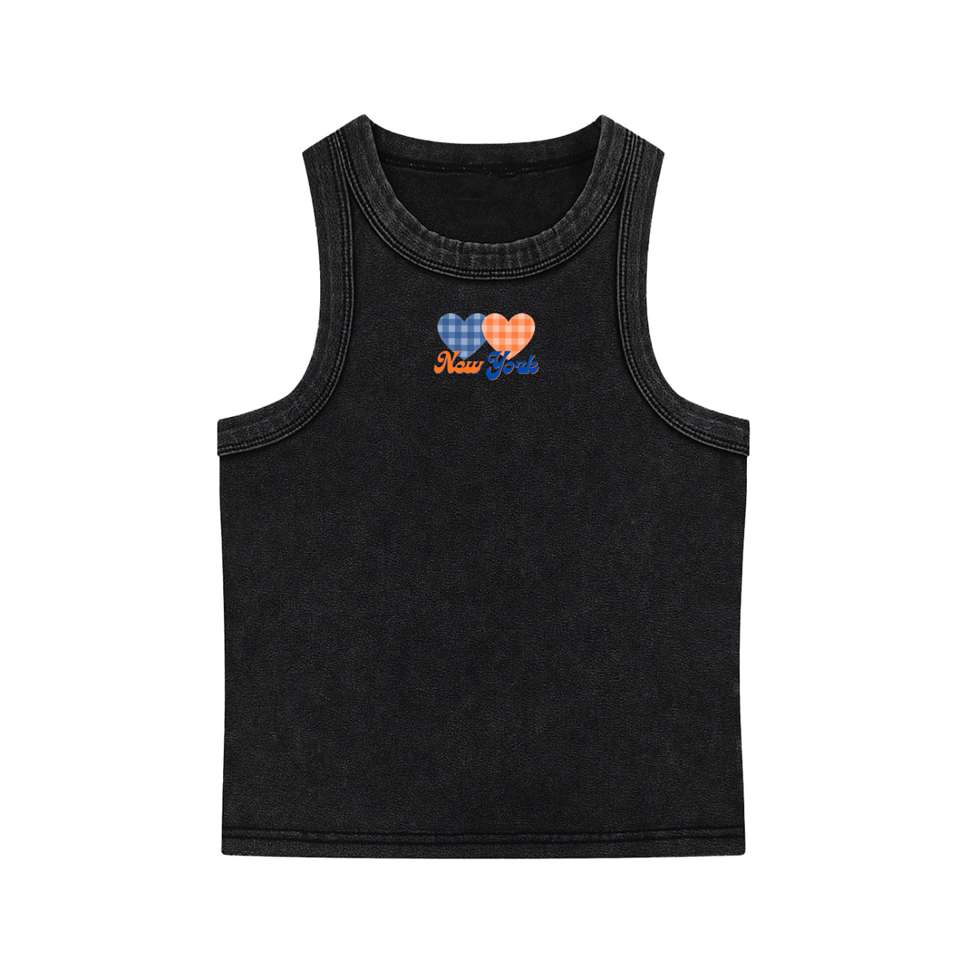 Knicks Heart Snow Washed Tank Top